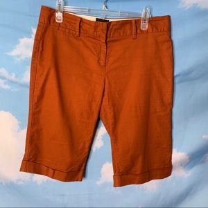 The Limited- Drew Fit Orange Bermuda Shorts size 8